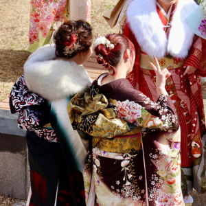 成人式振袖ショール